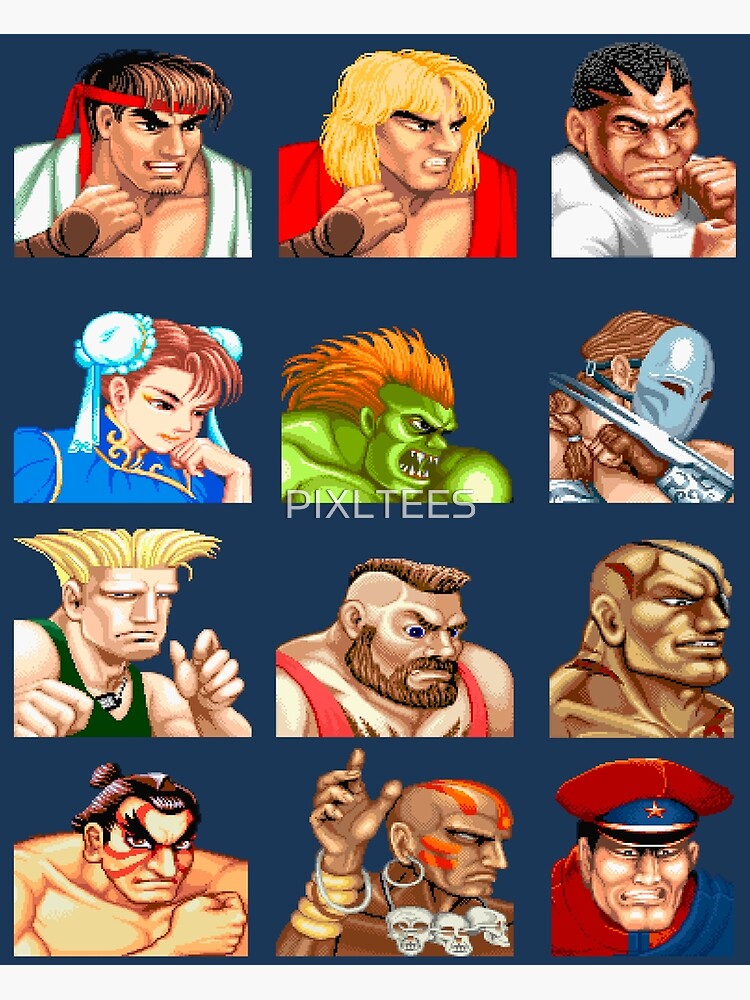SF2 CHAMPION EDITION GUILE FACE OFF Sticker by PIXLTEES