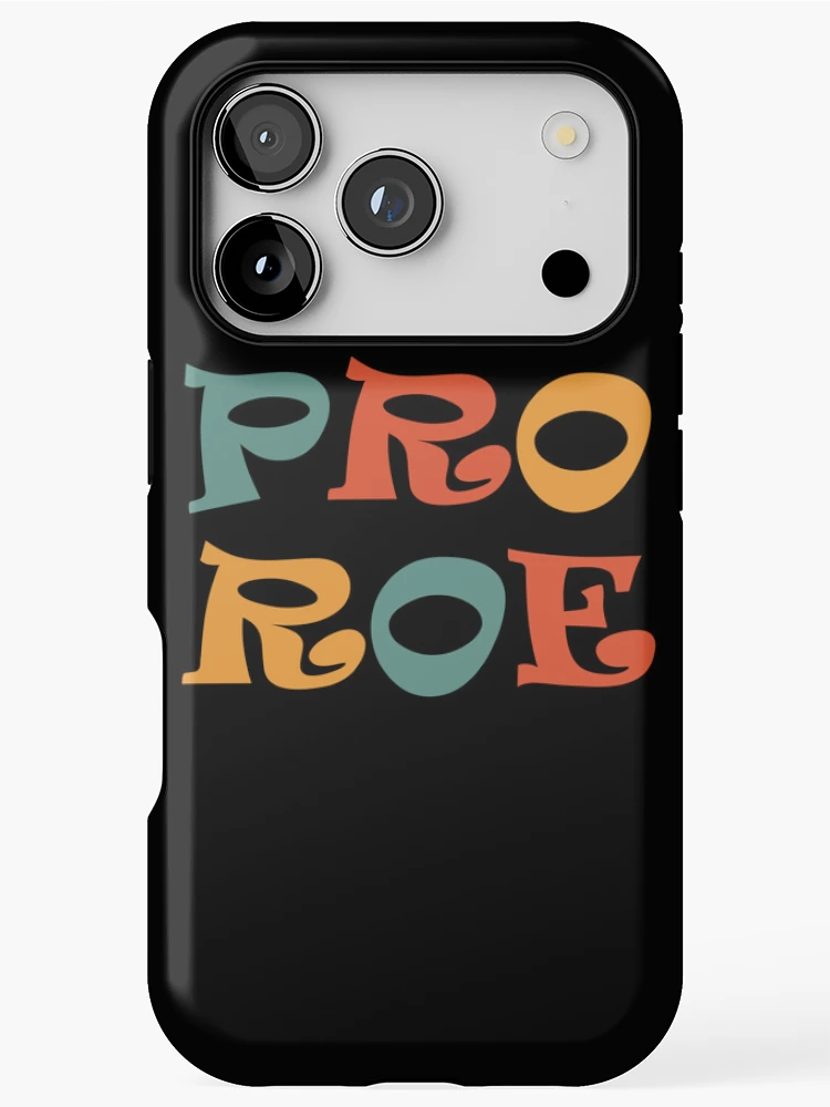 Thumbnail 1 of 4, iPhone Case, Pro Roe Ravie Text designed and sold by Boss of Art.
