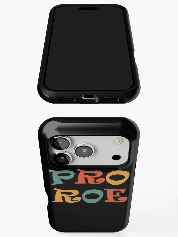 Thumbnail 3 of 4, iPhone Case, Pro Roe Ravie Text designed and sold by Boss of Art.