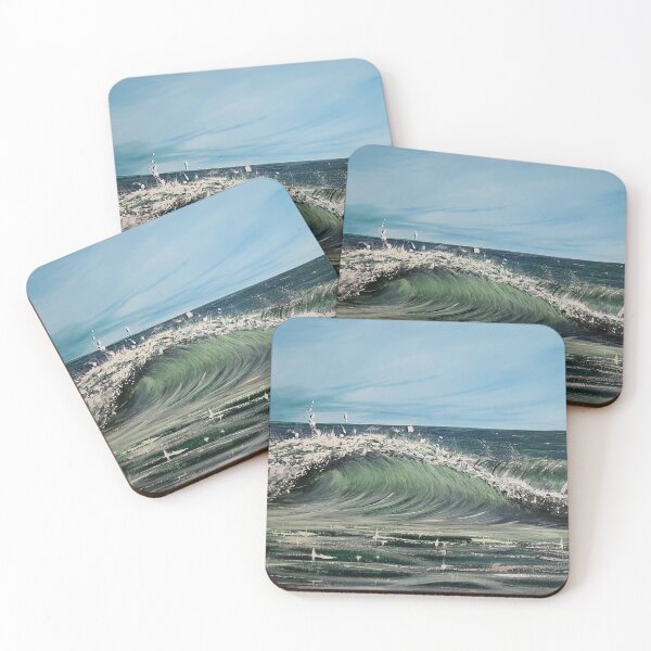Item preview, Painted wave, sea surfing image designed and sold by Anke Franikowski.
