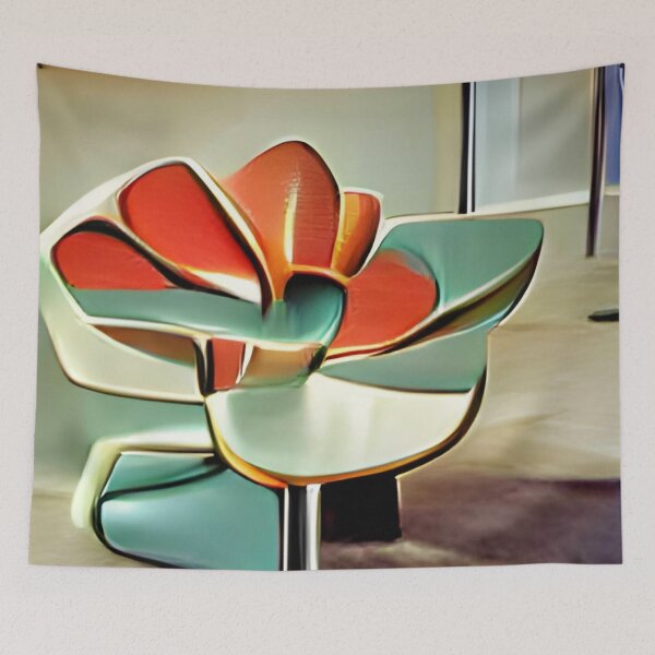 Artikelvorschau, modern mid-century floral abstract original art entworfen und verkauft von Surrealarts727.