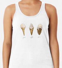 Ice-Cream Cones Racerback Tank Top