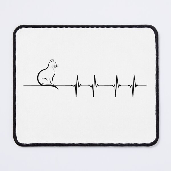 Item preview, Cat Heartbeat, Animal Heartbeat, Pet Heartbeat designed and sold by animalcutie.
