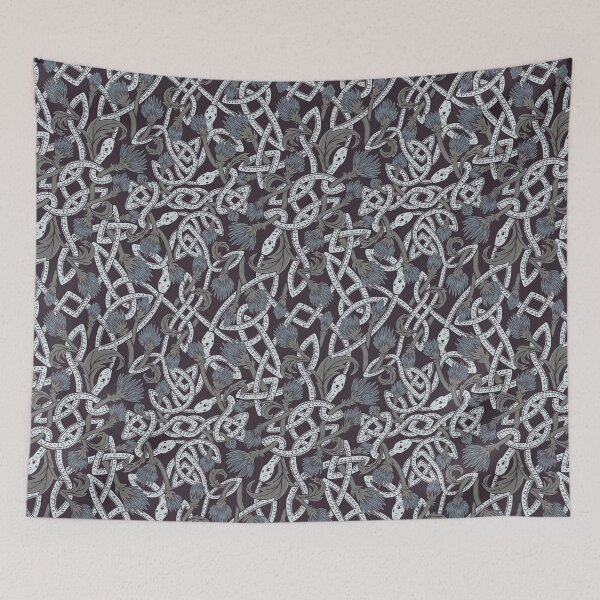 Item preview, Celtic Ouroboros - blue/grey designed and sold by Rachel Quinlan.