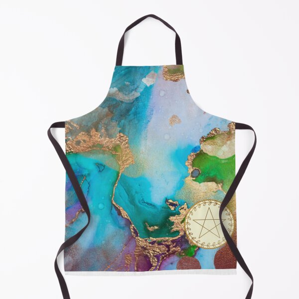 Item preview, Colorful Marbled Magick And A Gold Star ! designed and sold by KizmetBoutique.