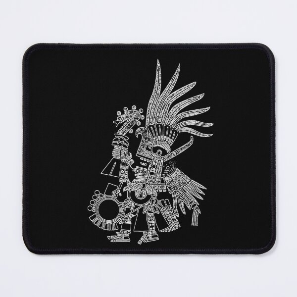 Item preview, Huitzilopochtli black and white god of war. designed and sold by MagentaCalavera.