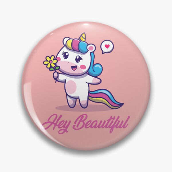 Item preview, Hey Beautiful! Cute Unicorn Design | Kids Art designed and sold by CadDesignerr.