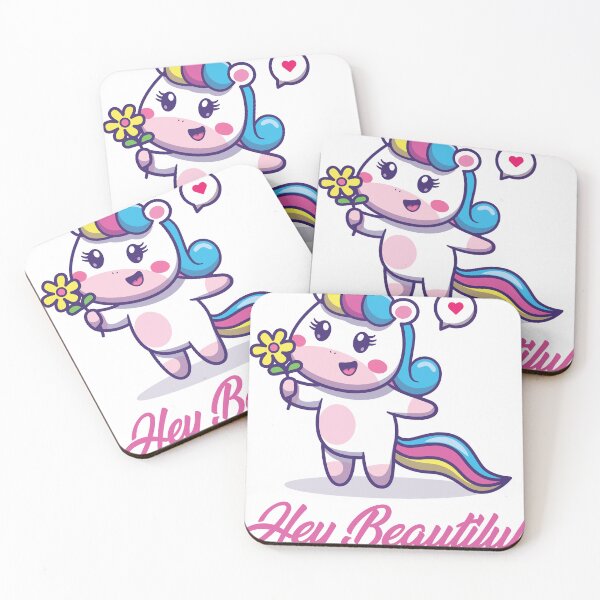 Item preview, Hey Beautiful! Cute Unicorn Design | Kids Art designed and sold by CadDesignerr.