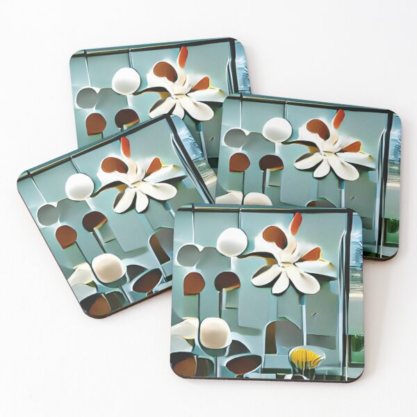 Artikelvorschau, modern mid-century floral abstract original art entworfen und verkauft von Surrealarts727.