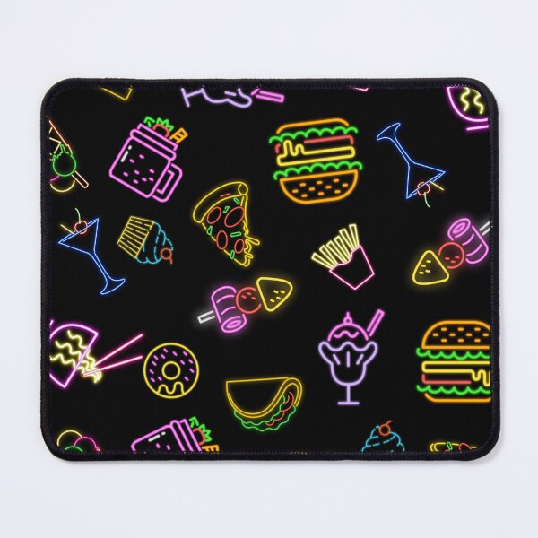 Item preview, 80s Neon Food Attack designed and sold by PrettyGrimGhoul.