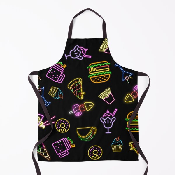 Item preview, 80s Neon Food Attack designed and sold by PrettyGrimGhoul.