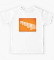 Orange Background Numbers Kids Tee
