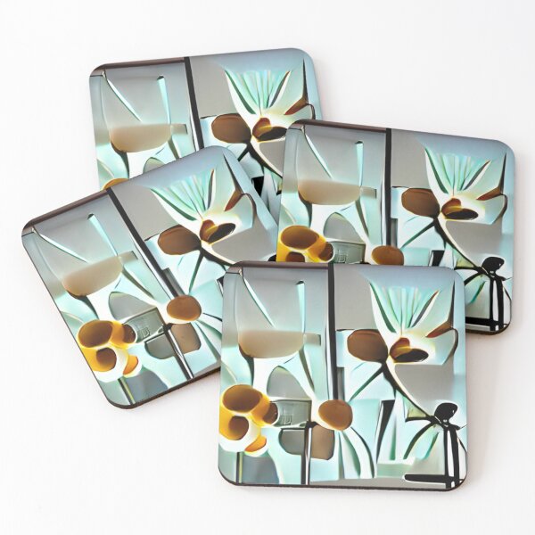 Artikelvorschau, modern mid-century floral abstract original art entworfen und verkauft von Surrealarts727.