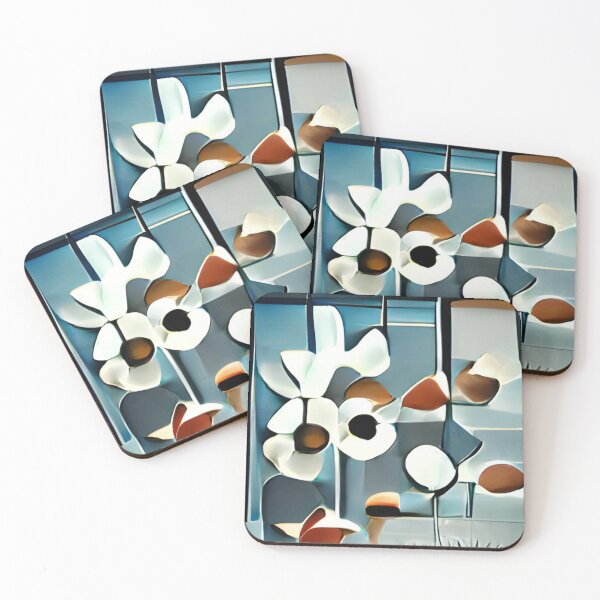 Artikelvorschau, modern mid-century floral abstract original art entworfen und verkauft von Surrealarts727.