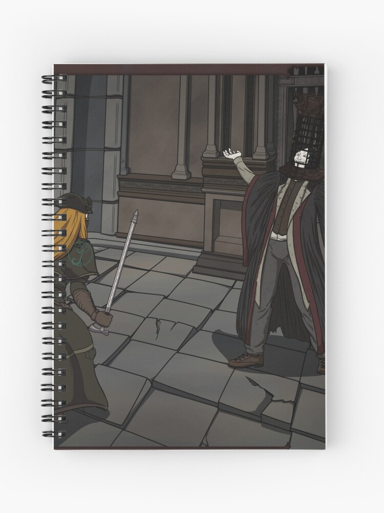 "Bloodborne Host of the Nightmare" Spiral Notebook for Sale by