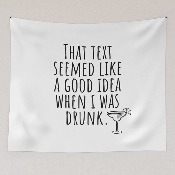Item preview, Funny Drunk Texting Design - Humorous Drinking Saying designed and sold by AlanPhotoArt.