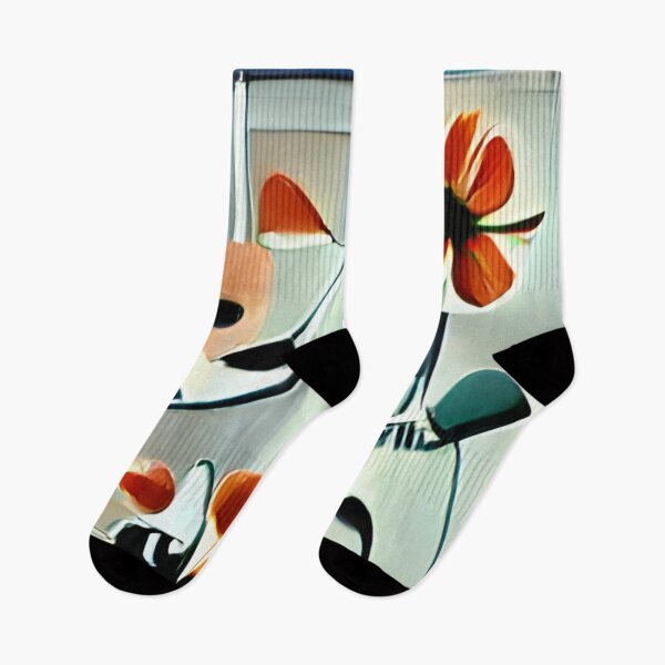 Item preview, modern mid-century floral abstract original art designed and sold by Surrealarts727.