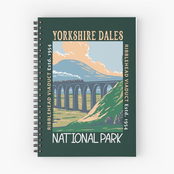 Item preview, Yorkshire Dales National Park England Ribblehead Viaduct Distressed designed and sold by KrisSidDesigns.