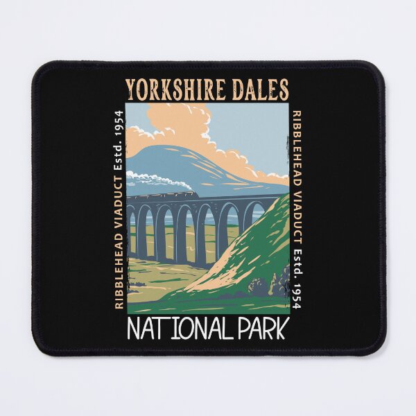 Item preview, Yorkshire Dales National Park England Ribblehead Viaduct Distressed designed and sold by KrisSidDesigns.