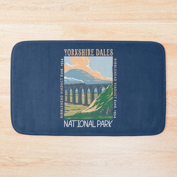 Item preview, Yorkshire Dales National Park England Ribblehead Viaduct Distressed designed and sold by KrisSidDesigns.