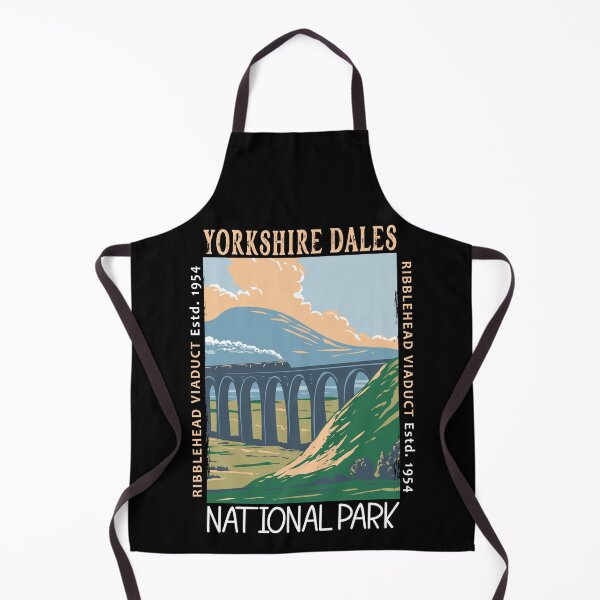 Item preview, Yorkshire Dales National Park England Ribblehead Viaduct Distressed designed and sold by KrisSidDesigns.
