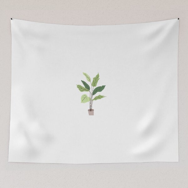 Item preview, Leafy green potted plant designed and sold by abbyede.