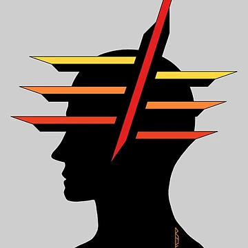 Artwork thumbnail, Head Abstract by Azure Lion Productions