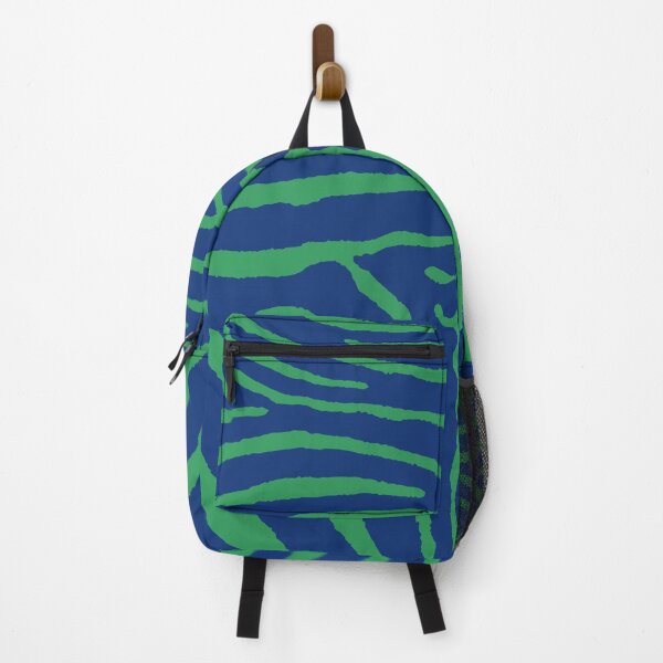Item preview, Zebra Wild Animal Print 273 Blue and Green designed and sold by tonymagnerart.