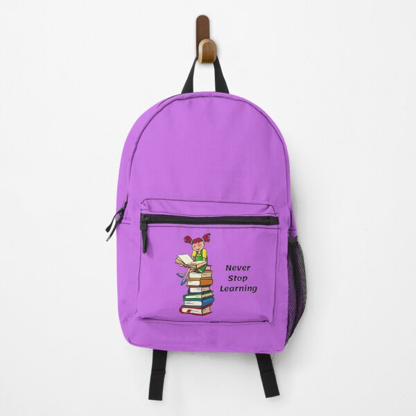 Item preview, Cute Cartoon Style Quote Never Stop Learning designed and sold by iziskosmos.