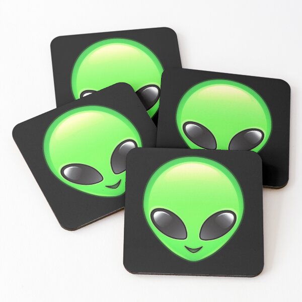Item preview, Cute peace alien - Green designed and sold by The Love Quill.