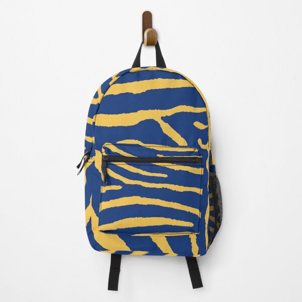 Item preview, Zebra Wild Animal Print 275 Blue and Yellow designed and sold by tonymagnerart.