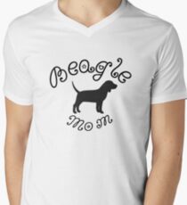 Beagle Mom Men's V-Neck T-Shirt