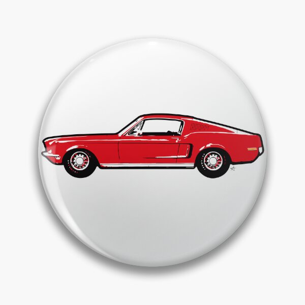 Item preview, Red 60s FM Fastback designed and sold by MandyCarsArts.