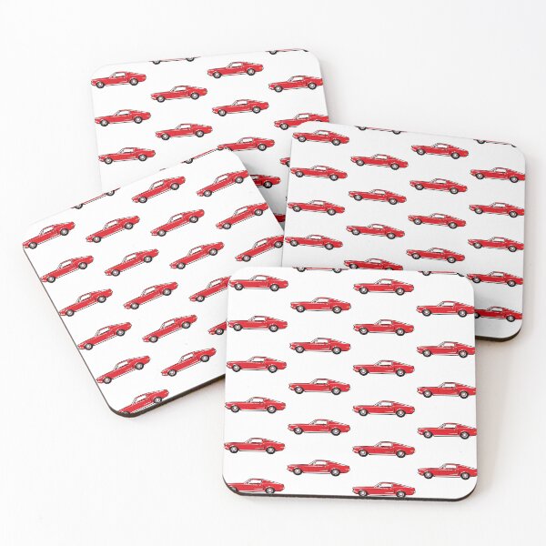 Item preview, Red 60s FM Fastback designed and sold by MandyCarsArts.