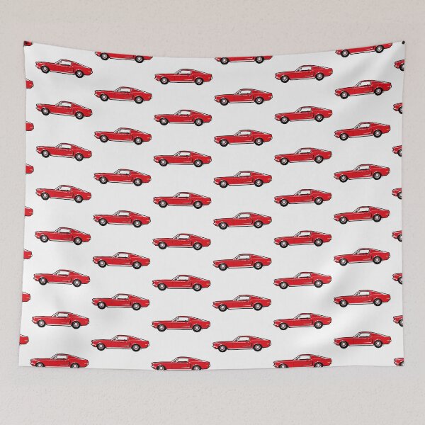 Item preview, Red 60s FM Fastback designed and sold by MandyCarsArts.