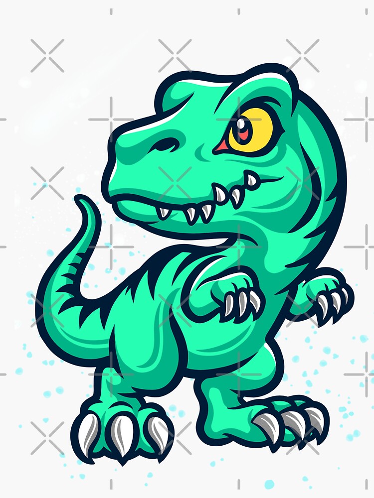 Orange Velociraptor Sticker, Dinosaur Stickers for Water Bottle, Fun Vinyl  Kids Stickers, Dino Stickers Tumbler, Waterproof Stickers 