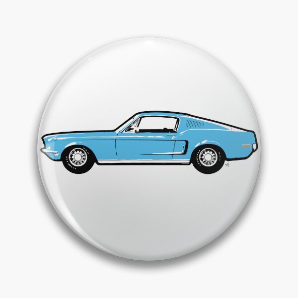 Item preview, Light Blue 60s FM Fastback designed and sold by MandyCarsArts.