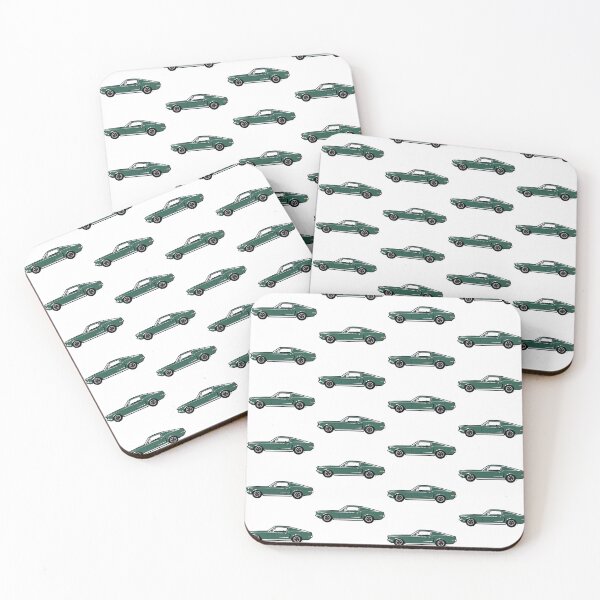 Item preview, Green 60s FM Fastback designed and sold by MandyCarsArts.