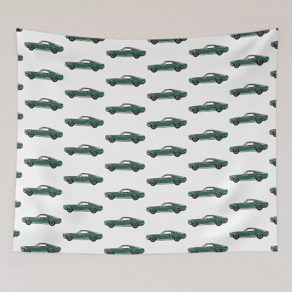 Item preview, Green 60s FM Fastback designed and sold by MandyCarsArts.