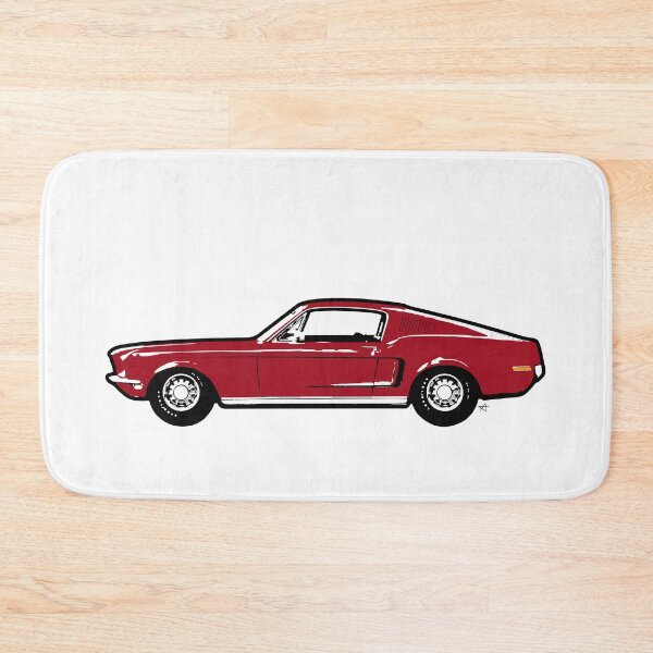 Item preview, Deep Red 60s FM Fastback designed and sold by MandyCarsArts.