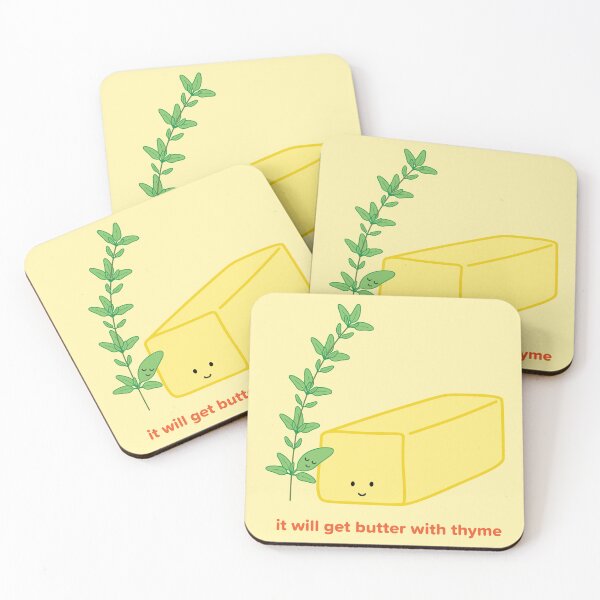 Item preview, It will get Butter with Thyme | by queenie's cards designed and sold by queeniescards.