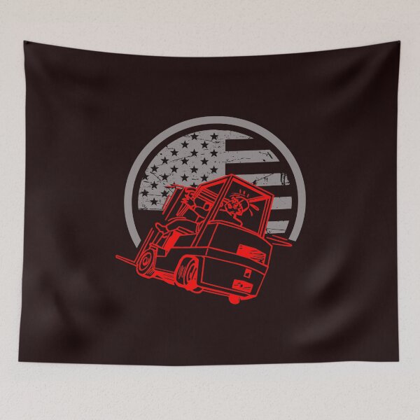 Item preview, American Forklift Operator R designed and sold by TeamsterLife.