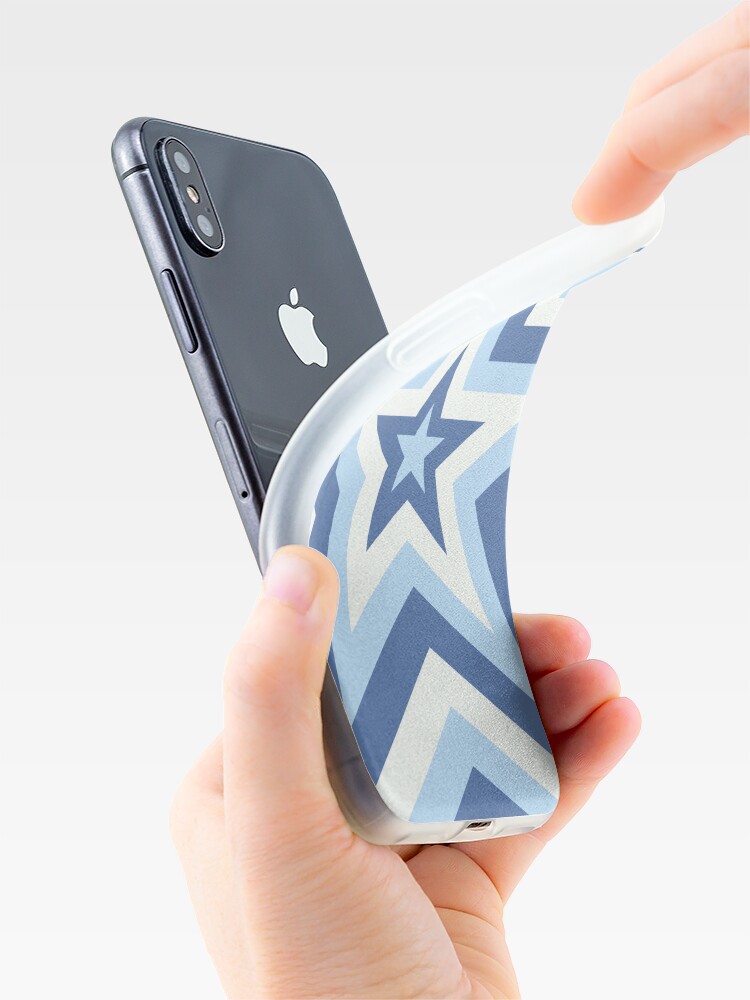 Baby Blue Checkered Phone Case iPhone Case by LUCKY 13