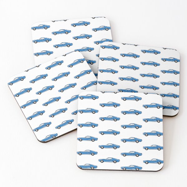 Item preview, Blue 60s FM Fastback designed and sold by MandyCarsArts.