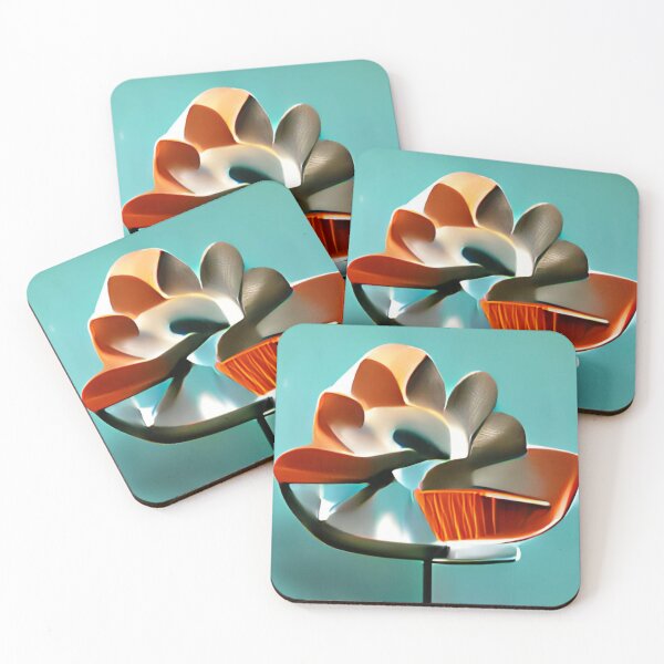 Artikelvorschau, modern mid-century floral abstract original art entworfen und verkauft von Surrealarts727.