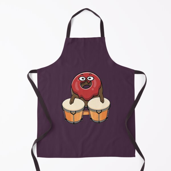 Item preview, Donut playing timpani drums designed and sold by Donutlovers.
