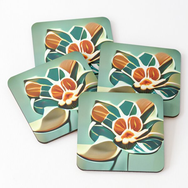 Artikelvorschau, modern mid-century floral abstract original art entworfen und verkauft von Surrealarts727.