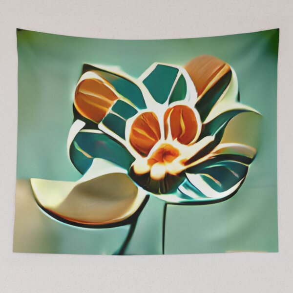 Artikelvorschau, modern mid-century floral abstract original art entworfen und verkauft von Surrealarts727.