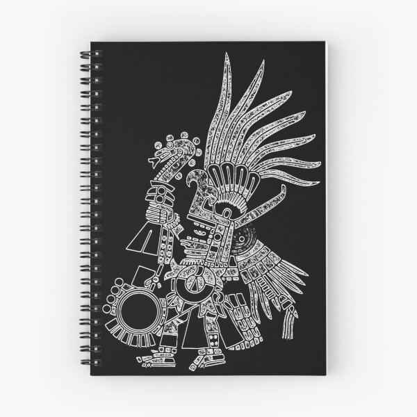 Item preview, Huitzilopochtli black and white god of war. designed and sold by MagentaCalavera.