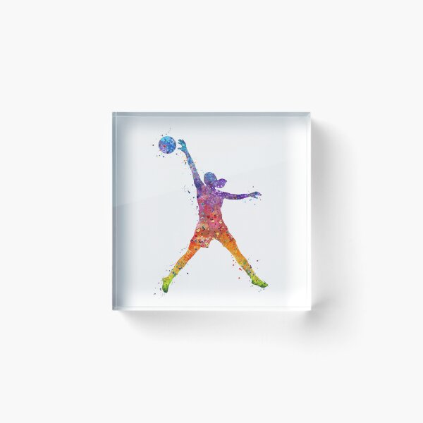Item preview, Girl Basketball Player Air Jordan Pose Watercolor Sport Gift designed and sold by LotusGifts.